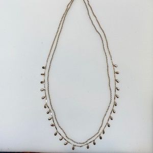 Banana Republic Double Chain Necklace